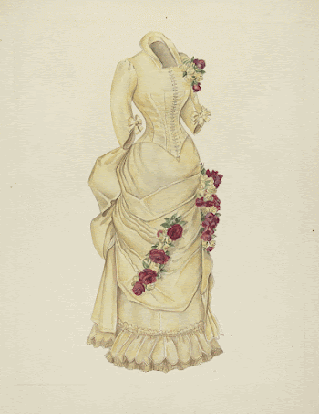 Bustle Dress (1935&ndash;1942).  | Free Photo - rawpixel
