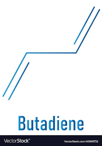 butadiene molecule skeletal formula