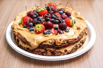 Butter Cookie Cake Toppings With Fruits