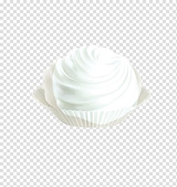 Buttercream Cup Baking, white cream ice cream lifelike transparent background PNG clipart