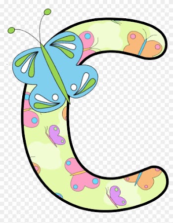Butterflies Clipart Alphabet - Butterflies Clipart Alphabet