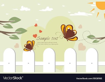 Butterflies in love vector image