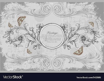 Butterflies with floral vector image