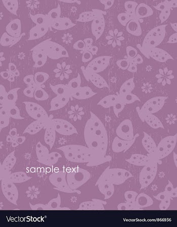 Butterflies with grunge vector image