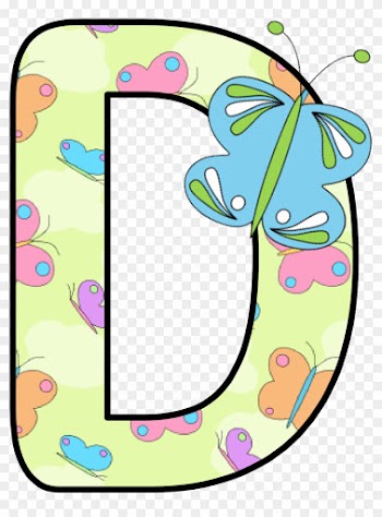 Butterfly Alphabet Letter Clip Art - Butterfly Alphabet B Clipart