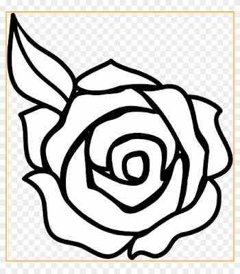 Butterfly Black And White Black And White Flower And - Black And White Rose Clipart