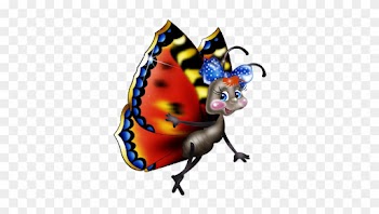 Butterfly Cartoon Clip Art - Nature