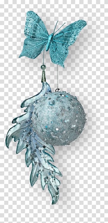 Butterfly Christmas, blue butterfly transparent background PNG clipart
