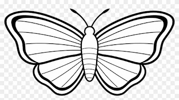 Butterfly Clip Art Black And White - Butterfly Clipart Black And White