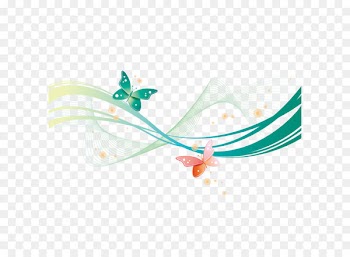 Butterfly Clip art - Butterflies and lines 