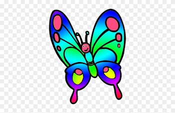 Butterfly Clipart Beautiful Pastel Colored Butterflies - Butterfly Images Clip Art