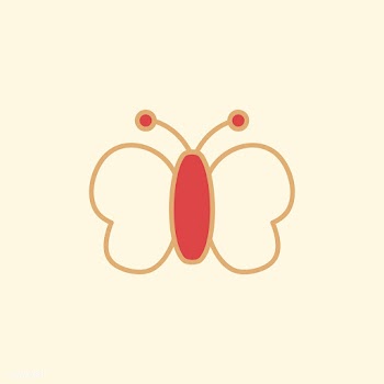Butterfly doodle icon | Free stock vector - 892982