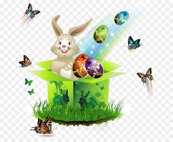Butterfly Easter egg Easter postcard - Easter egg background vector material 