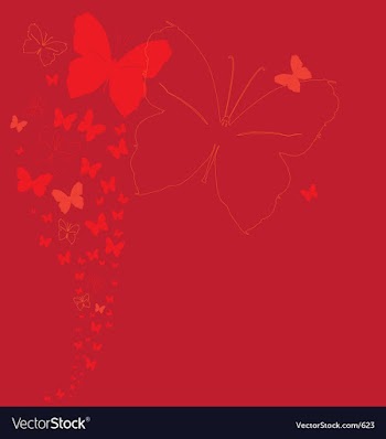 Butterfly effect vector image