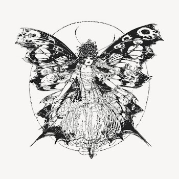 Butterfly fairy clipart, magical creature | Free Vector Illustration - rawpixel