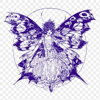 Butterfly fairy png clipart, magical | Free PNG Illustration - rawpixel