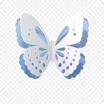Butterfly Fairy - White butterfly pattern 