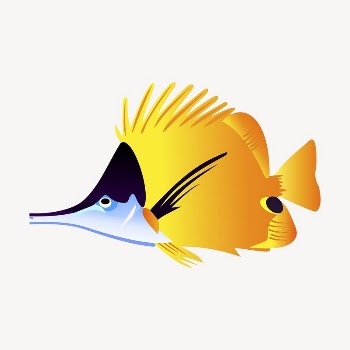 Butterfly fish clipart, animal illustration. | Free Photo - rawpixel