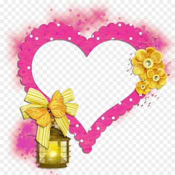 Butterfly Heart Picture Frames Clip art - butterfly frame 