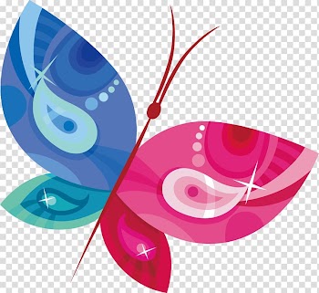 Butterfly Icon design Illustration, Dream colorful butterfly transparent background PNG clipart
