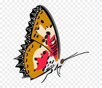 Butterfly, Insect, Animal - Mother And Baby Butterfly Shower Curtain
