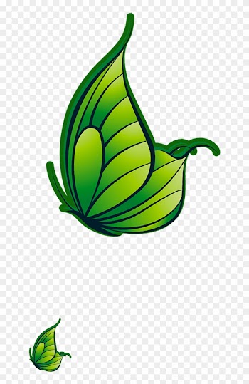 Butterfly Leaf Plant Stem Insect Clip Art - Butterfly Leaf Plant Stem Insect Clip Art
