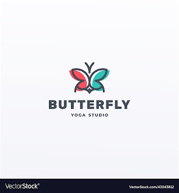 butterfly logo design
