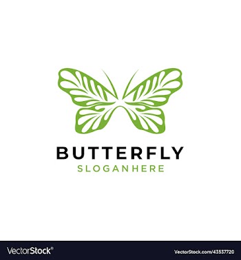 butterfly logo design