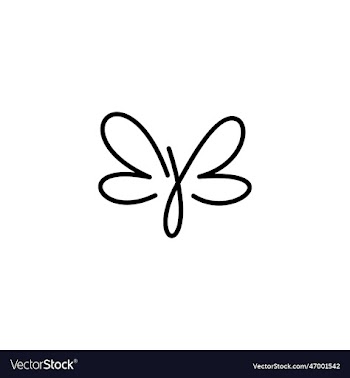 butterfly logo design icon