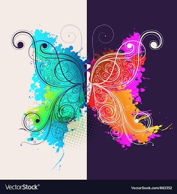 Butterfly made of floral vector image
