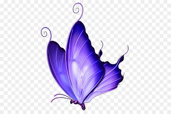 Butterfly Pink Clip art - Transparent Purple Deco Butterfly PNG Clipart 