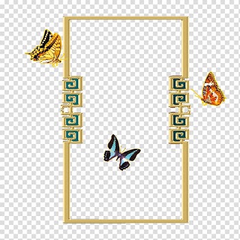 Butterfly Poster Mid-Autumn Festival, Butterfly Screen transparent background PNG clipart