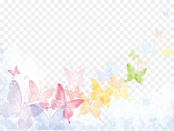Butterfly Poster Watercolor painting - Butterfly Dream 