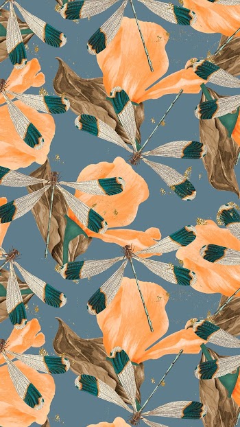 Butterfly seamless pattern iPhone wallpaper, | Free Photo - rawpixel