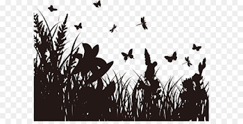 Butterfly Silhouette Clip art - Brown bush group png download ...