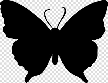 Butterfly Silhouette , watercolor butterfly transparent background PNG clipart