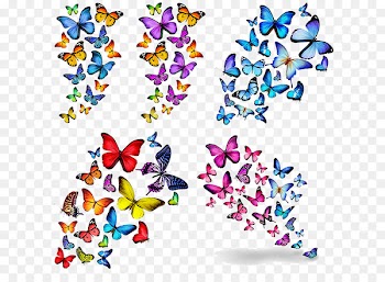 Butterfly Stock photography Blue Illustration - Vector Butterfly pattern 