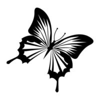 butterfly tattoo tribal illustration Free Vector