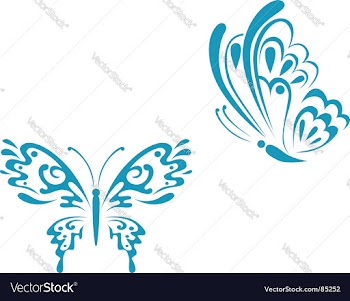  					Butterfly tattoo vector&nbsp;image														