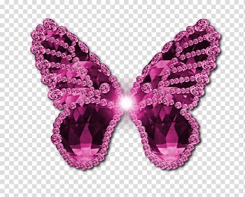 Butterfly Watercolor painting , Pink Butterfly transparent background PNG clipart
