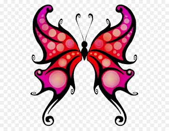 butterfly wing moths and butterflies clip art pink