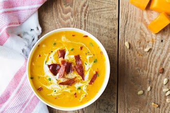 Butternut And Bacon Soup