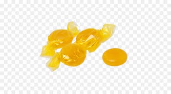 Butterscotch Sugar Candy Flavor Dessert - Yellow candy 