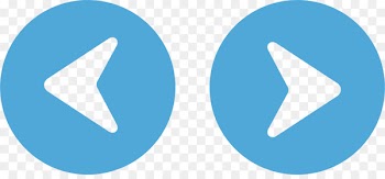 Button Arrow Logo - Blue arrow button 