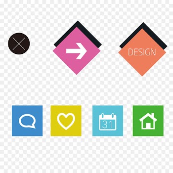 Button Download Icon - The site indicates the button element 