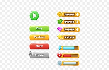Button Game Download Icon - Game UI design online game 