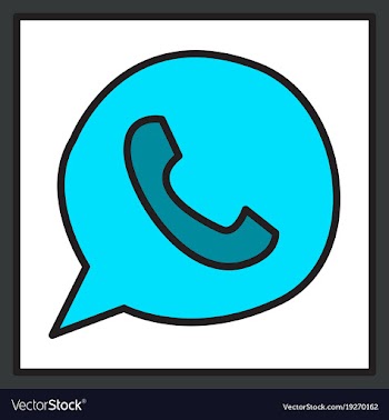 Button icon backgroundwhatsapp logo design whats vector image