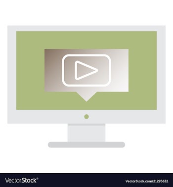 Button video player social media youtube vector image