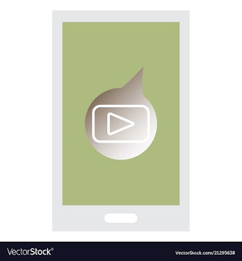 Button video player social media youtube vector image