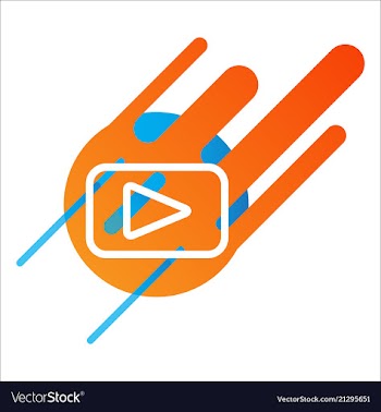 Button video player social media youtube vector image